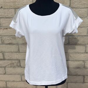 AETHER Mirage Tee White Size 2 Luxury